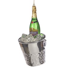 Kerstbal Champagne Bucket 13 cm